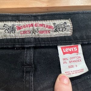 LEVIS VINTAGE JEANS LEATHER PATCH